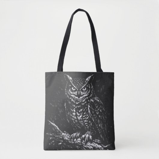 Uhu — von BurnsInHell Tasche (Vorderseite)