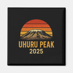 Uhuru-Gipfel-Besteigung Kilimandscharo Tansania 20 Magnet