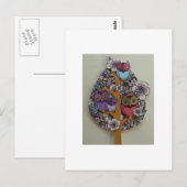 Uhusbaum Postkarte (Vorne/Hinten)