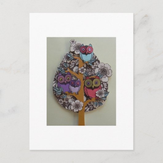 Uhusbaum Postkarte (Vorderseite)