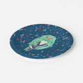 Uhuskunst Pappteller (Schrägansicht)