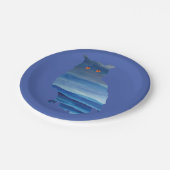 Uhuskunst Pappteller (Schrägansicht)