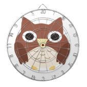 Uhusmalerei Dartscheibe (vorne)