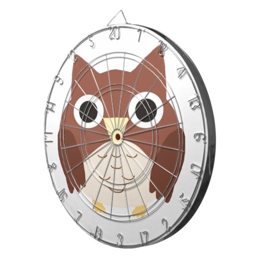 Uhusmalerei Dartscheibe (Vorderseite rechts)