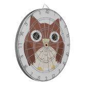 Uhusmalerei Dartscheibe (Vorderseite Links)