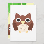 Uhusmalerei Einladung (Vorne/Hinten)