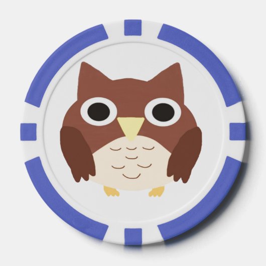 Uhusmalerei Pokerchips (Vorderseite)