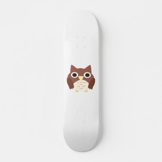 Uhusmalerei Skateboard (Vorne)