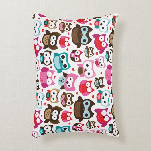 Uhusmuster Dekokissen (Vorderseite(Vertikal))