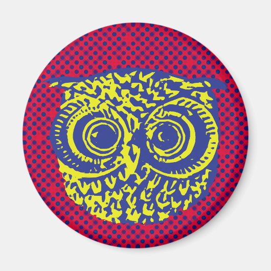 Uhvogelgrafie Magnet (Vorne)