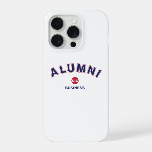 UIC Business Alumni iPhone Hülle (Rückseite)