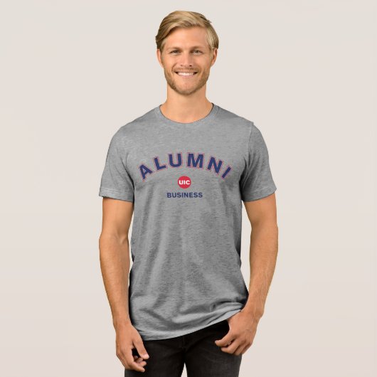 UIC Business Alumni Tri-Blend Shirt (Vorderseite voll)