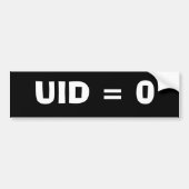 UID = 0 AUTOAUFKLEBER (Vorne)