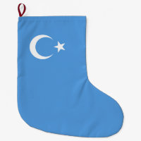 Uighurische Flagge Ostturkistans (Uighuristan)