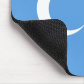 Uighurische Flagge Ostturkistans (Uighuristan) Mousepad (Ecke)