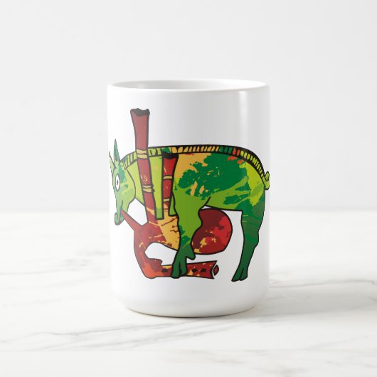 Uilleann Schwein-Tasse Kaffeetasse (Mittel)