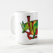 Uilleann Schwein-Tasse Kaffeetasse (Vorderseite Links)