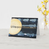 UilleannObsession.com Grußkarte Karte (Gelbe Blume)