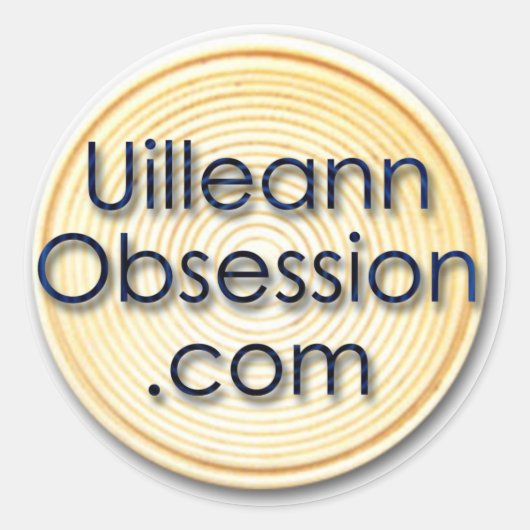 UilleannObsession.com Round Aufkleber (Vorderseite)