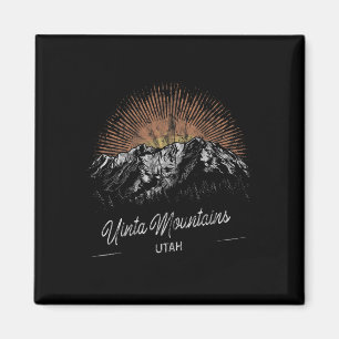 Uinta-Berge Utah Wandern im Freien Vintage 1 Magnet