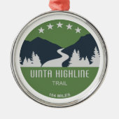 Uinta Highline Trail Utah Ornament Aus Metall (Vorne)