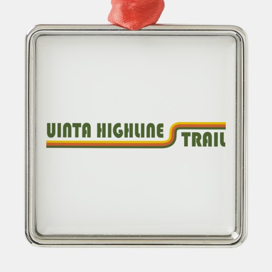 Uinta Highline Trail Utah Ornament Aus Metall (Vorne)