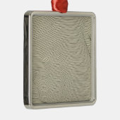 Uinta Mountains Stereogramm Silbernes Ornament (Rechts)