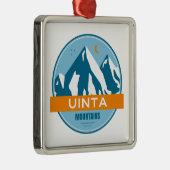 Uinta Mountains Utah Ornament Aus Metall (Rechts)