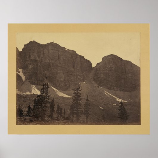 Uinta Summit, Head Bear River, Wyoming 1872 Poster (Vorne)