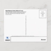 Uinta-Wasatch-Cache National Forest Topographisch Postkarte (Rückseite)