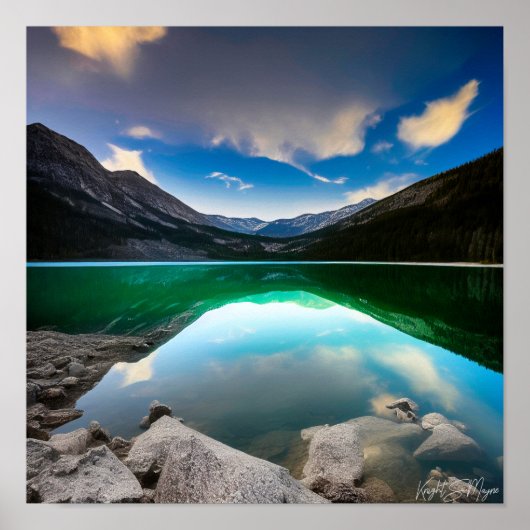 Uintah Lake1, Fotograf Poster (Vorne)