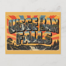 Uisge Ban Falls NS Wasserfall Granit Schlucht Kuns