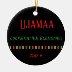 Ujamaa - Kwanzaa Tag 4 Ornament