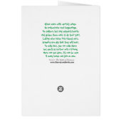 Ujima - Die Geister von Kwanzaa Notecard (Hinten)