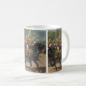 UK 1st Life Guards of the Household Cavalry patrol Kaffeetasse (VorderseiteRechts)