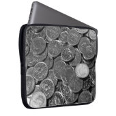 UK 5-Pence-Stückmünzen Laptopschutzhülle (Vorne Rechts)