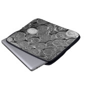 UK 5-Pence-Stückmünzen Laptopschutzhülle (Vorne Knopf)