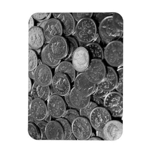 UK 5-Pence-Stückmünzen Magnet (Vertikal)