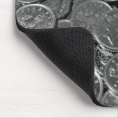 UK 5-Pence-Stückmünzen Mousepad (Ecke)
