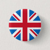 UK Abzeichen - Union Jack mit Scottish Blue Button (Vorderseite)