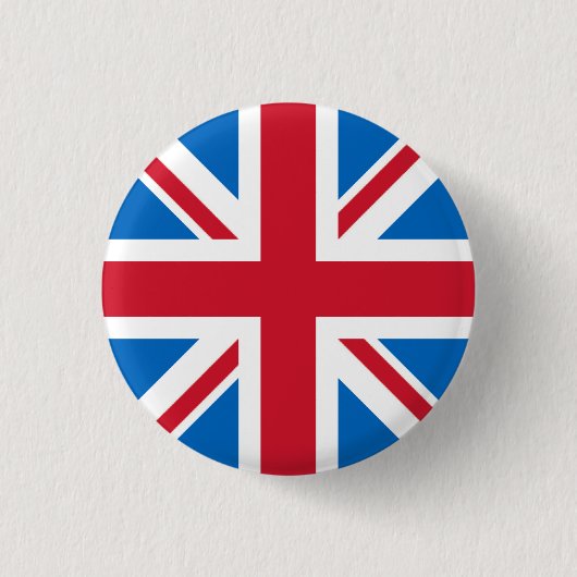 UK Abzeichen - Union Jack mit Scottish Blue Button (Vorderseite)
