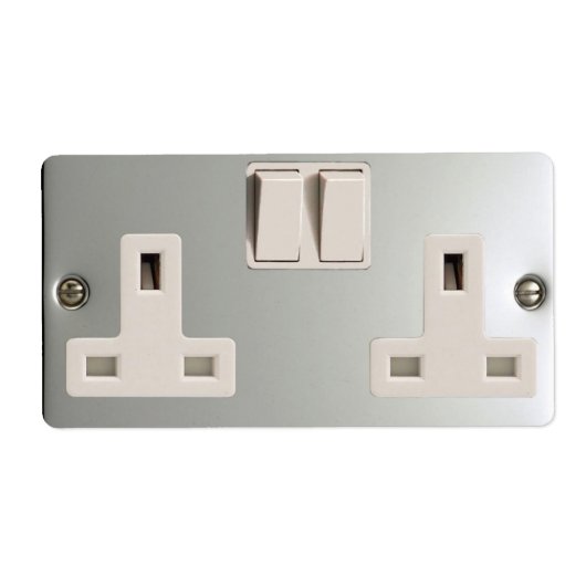 UK AC BS 1363 Plug-Socket [Britische Standard] (Vorne)