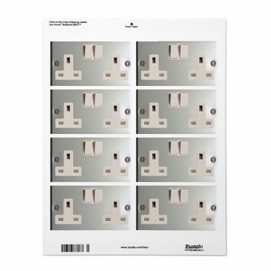 UK AC BS 1363 Plug-Socket [Britische Standard] (Vorne)