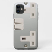 UK AC BS 1363 Plug-Socket [Britische Standard] Case-Mate iPhone Hülle (Rückseite)