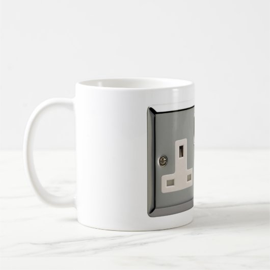 UK AC BS 1363 Plug-Socket [Britische Standard] Kaffeetasse (Links)