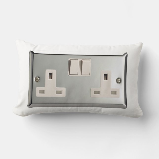 UK AC BS 1363 Plug-Socket [Britische Standard] Lendenkissen (Vorderseite)