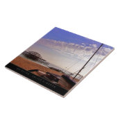 (UK) Alte Brighton Pier Keramikfliese (Seite)