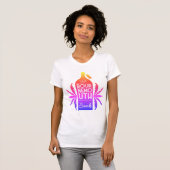 UK Bournemouth Beach Rainbow T-Shirt (Vorne ganz)
