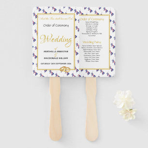 UK BRITAIN Christliches Hochzeitsprogramm Fächer