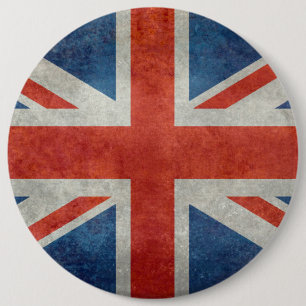 UK Britische Union Jack Flagge Retro-Stil Knöpfe Button